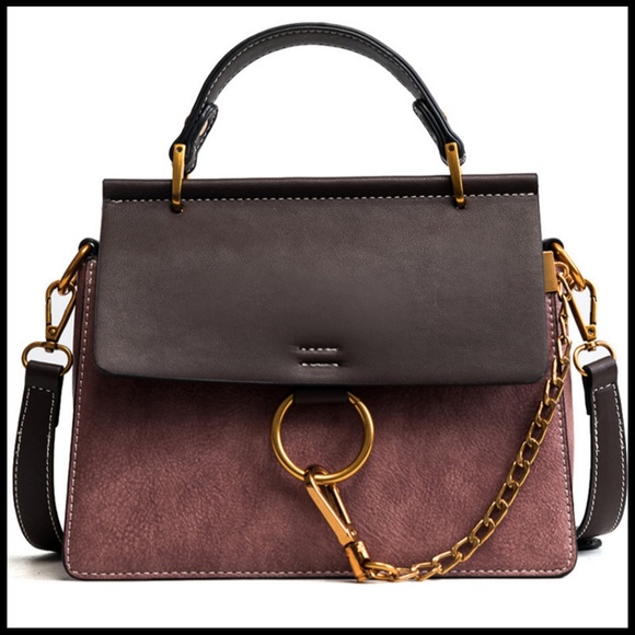 NEW ELLA O Ring Chain Buckle Crossbody - Picture 4 of 8